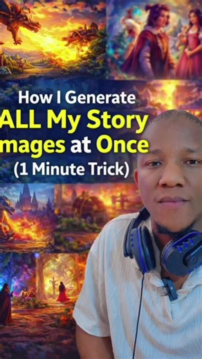 How I Generate ALL My Story Images at Once (1 Minute Trick) #fyp #everyone #viral
