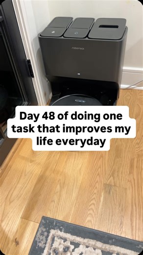 One Percent Better | *Edit: forgot to say that took about 6 minutes! Day 48: Doing one task per day to improve my life. Today I am deep cleaning my robot vacuum... | Instagram