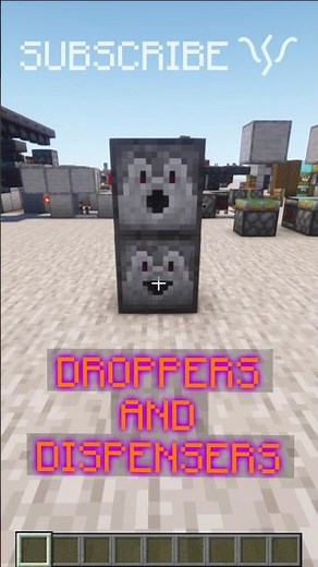 Get RANDOM ITEMS with DROPPERS AND DISPENSERS! | Redstone with PsiVolt #minecraft #redstone
