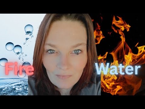 Fire 🔥 & Water 💧 Elements in my craft #ElementalFoundations 