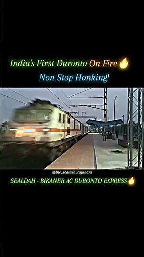 NON STOP HONKING 👀🔥 | BIKANER DURONTO EXPRESS | INDIAN RAILWAYS STATUS | ALP STATUS