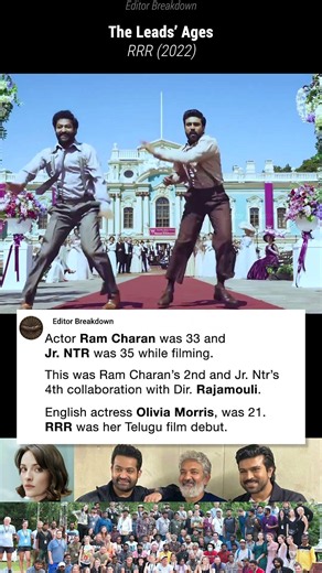 Ram Tarak Olivia in RRR (2022)