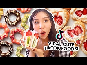 I Make Viral TikTok Foods! *so cute & delicious* 🍩🍓