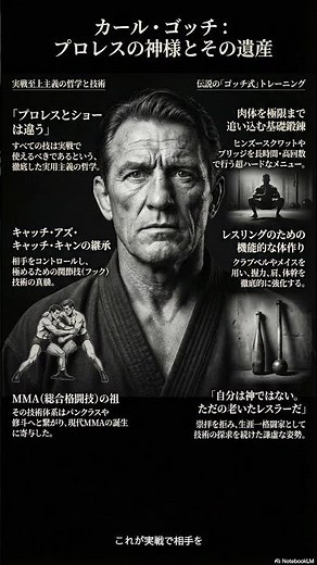🤼‍♂️カール・ゴッチ：プロレスの神様とその真実