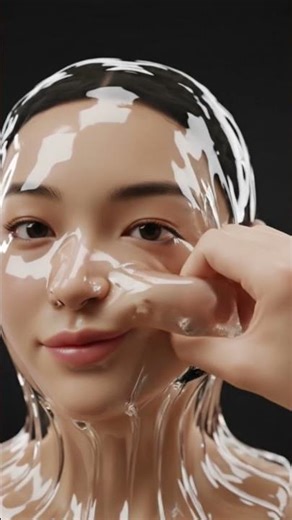 Satisfying Jelly Face Squeeze 🤯💧 | Realistic Slow Motion Magic