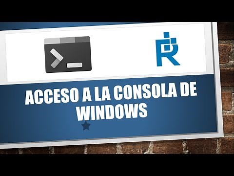 Como acceder a la consola de comandos de windows