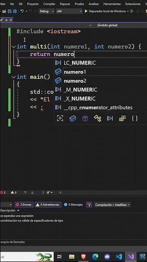 Creamos una funcion que hace una multiplicacion en C++ #desarrollador #programacion #c++