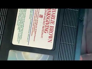 A Charlie Brown Thanksgiving VHS Review