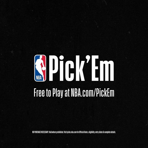 Play NBA Pick'Em for free and build the longest streak for your chance at $10,000! NPN. Click for Entry/Rules. 21 . Make Your Picks Now! https://picks.nba.com/pickem?cid=nba:pickem:own:social:site:dyncr:eg:acq:dr:t-pickem:NBAFacebook:u-glo:u-en: | NBA