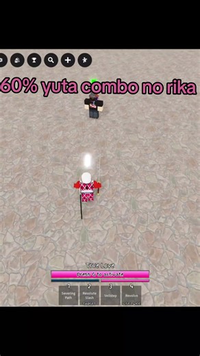 100% yuta combo without rika 100 no green potential man combo no green potential man #jjs #jujutsushenanigans #roblox #fyp #jujutsukaisen