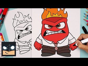 How To Draw Anger | Inside Out 2 - Videos For Kids