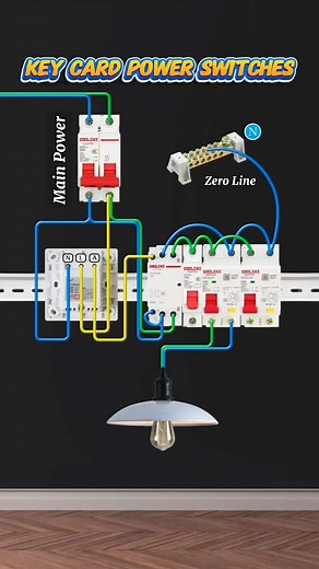 Key Card Power Switch Connections 💡⚡️ Follow @wa_electronics for more like this. . Like❣️ comments📋 Share📤 . #keycardswitch #keycardswitchconnection #diyelectrical #electrical #electrician #electricians #electricalwork #electricalwiring #electricaltips #electricalprojects #electricalstudents #waelectronics | WA Electronics