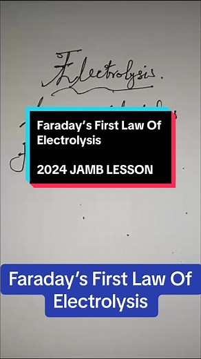 Understanding Faraday's First Law of Electrolysis