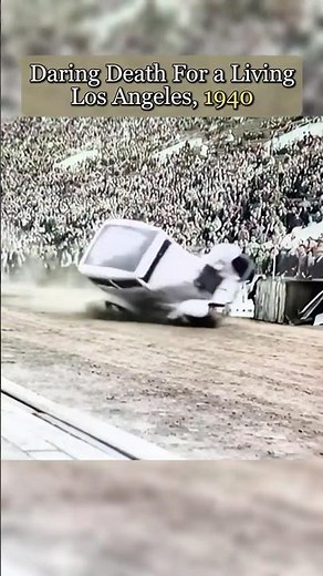 Crazy 1940s Car Flip Stunt! 😱🚗