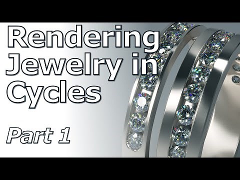 Rendering Jewelry in Blender Cycles | Part 1: Advanced Metal Materials and File Prep