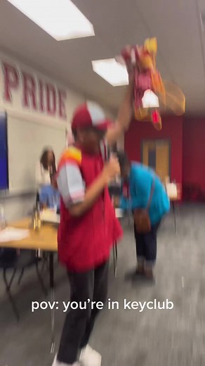 show & tell day is when we get lit #libertyhighschool #patriots #fyp #showandtell #keyclub