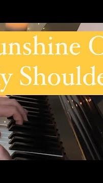 John Denver - Sunshine On My Shoulders | Piano Cover (with Lyrics)