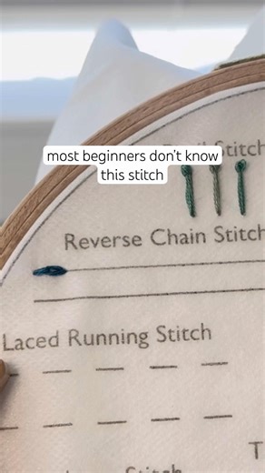 Reverse Chain Stitch (Most Beginners Don’t Know This!)