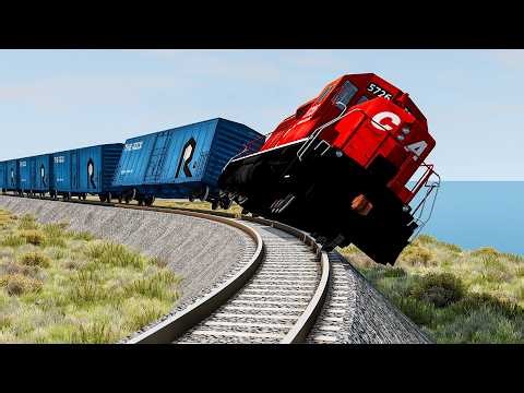Epic Trains vs High Speed Crashes & Ultimate Derailments #11 – BeamNG.drive | BeamNG High Speed