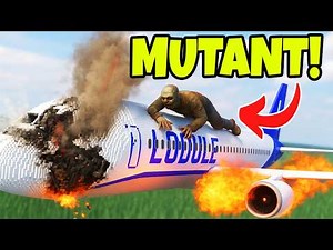 ZOMBIES CRASH PLANE! | Teardown Survival