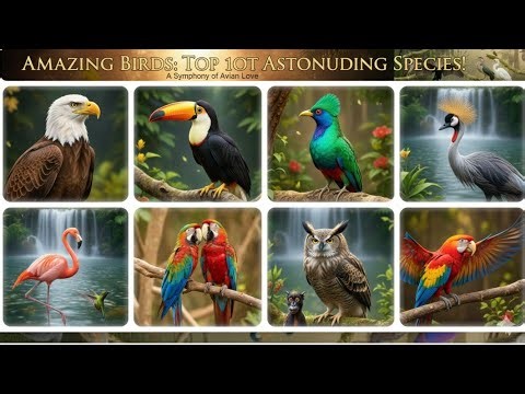 🌟 Nature’s Wonders: Top 30 Most Amazing Birds (4K)