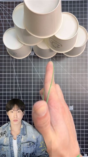 paper cup shooting rubber band finger gun