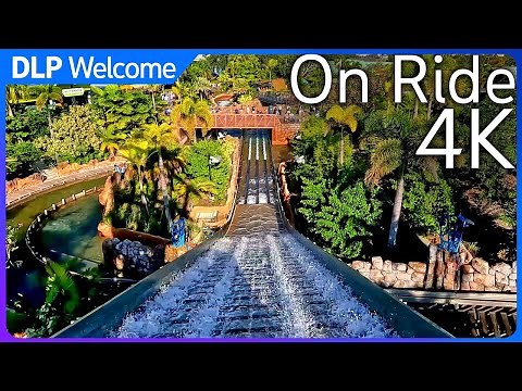 [4K-60fps] Infinity Falls - On Ride 2022 - SeaWorld Orlando Resort