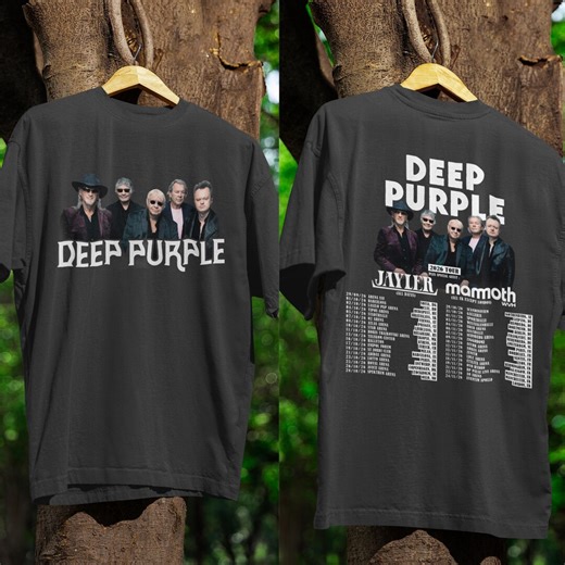Deep Purple World Tour 2026 T-shirt | Rock Band Concert Tee | Classic Rock Fan Shirt | Music Tour Merch - Etsy