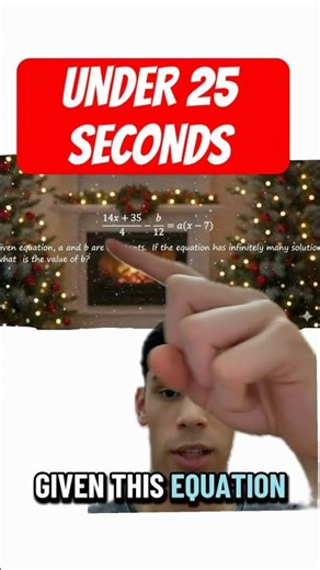 “The given equation has infinitely many solutions” SAT Math #desmos #education #satprep #fyp