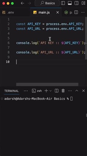 Node —env-file ✅ instead of dotenv ❌package #nodejs #100dayschallenge #programming #javascript