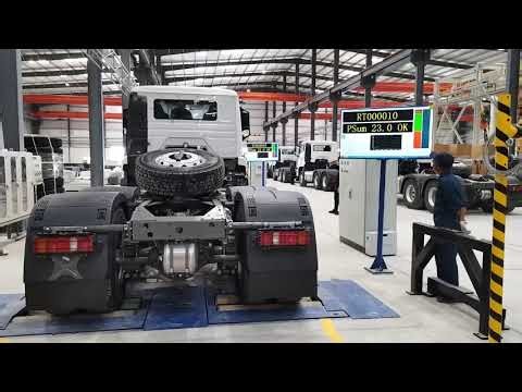 Brake force detection of brake tester