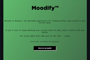 Spotify song recommendation system based on emotions.