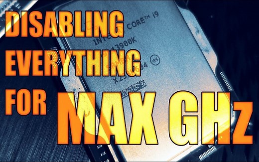 禁用13900K的E核和超线程对于P核最高频率的影响【Actually Hardcore Overclocking】