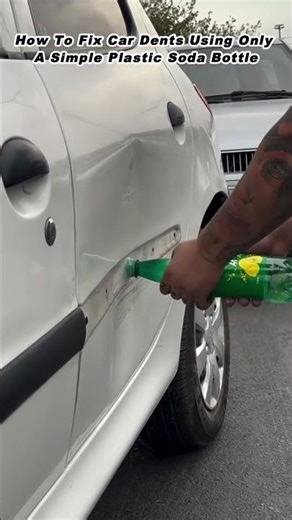 How To Fix Car Dents Using Only A Simple Plastic Soda Bottle