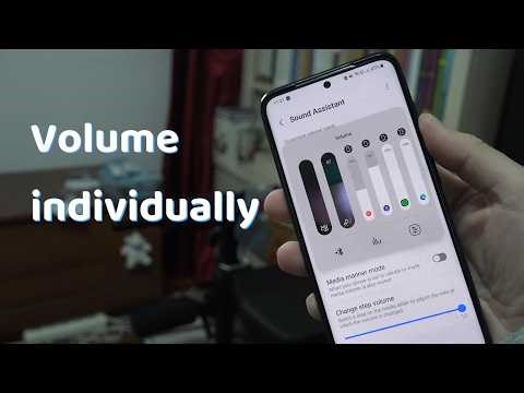 How to control app volume individually on a Samsung phone