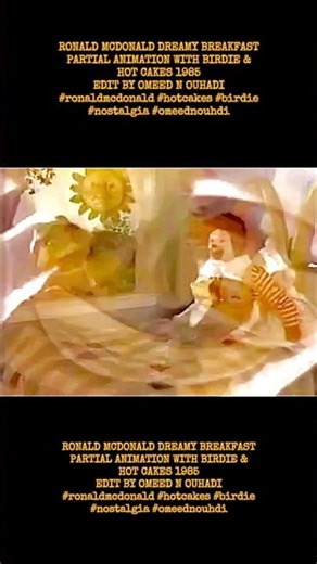Ronald McDonald Dreamy Breakfast & Birdie & Hoppin' Hot Cakes Partial Animated #nostalgia #vintage