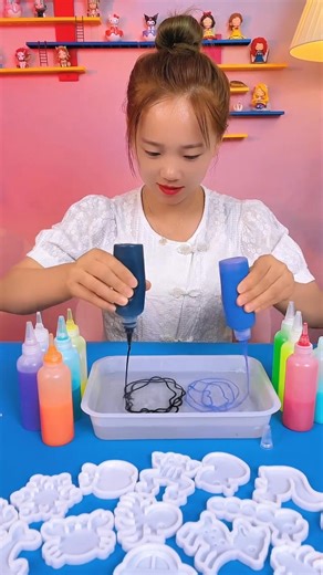 2 Color Noodles Fun Amazing Food Transformation #shorts #stationery