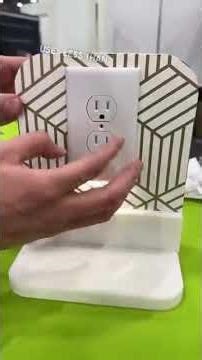 Outlet Cover with Integrated LED Night Light