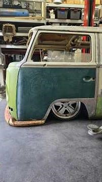 body dropped hydraulic actuated suspension VW bus