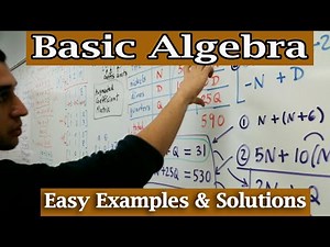 Basic Algebra: Easy Examples & Solutions | Algebra Problems With Solutions