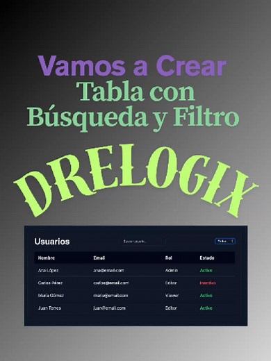 Crea una Tabla Dashboard Profesional con HTML y JavaScript