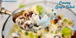 Cream Cheese Grape Salad