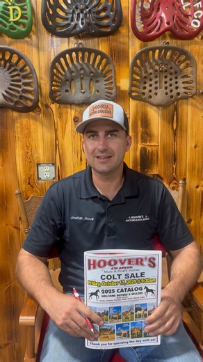 Join us this Friday, October 17th at 9:30 AM for Hoover’s 6th Annual Mule & Draft Horse Colt Sale – one of the most anticipated events of the year! 🔥 Here’s what’s in the lineup: • 🫏 41 Jacks, Jennys, & Ponies • 🐴 227 Mule Colts • 🐎 154 Horse Colts That’s a total of 422 head selling this Friday! 🙌 📍 Location: 255 John Paul Rd, Russellville, KY 42276 📖 👉 View the full catalog here: https://www.flipbookpdf.net/web/site/02c5854ff4d2b6d25ebc02dfd386e6e603a58aca202510.pdf.html#page/1 Whether 