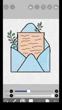 Easy Envelope & Letter Drawing ✉️ Step-by-Step | Cute Mail Art Tutorial