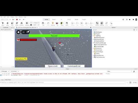 Cmdr Command List Button🖱️(What commands you have in your cmdr?🤔🤔🤔) - Roblox studio🤖