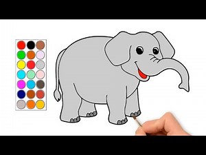 How to Draw an Elephant | Easy way
