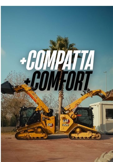 Generazioni a confronto! La nuova CAT 265 Next Gen alza l’asticella delle prestazioni. - Coppia motore: 380 Nm ( 43%) - Potenza idraulica: 60–80 HP ( High Flow) - Altezza di sollevamento: 3.354 mm ( 5,5%) ✚ Compatta ✚ Comfort #Cat #movimentoterra #macchinemovimentoterra