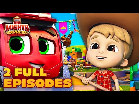 2 Full Episodes! Brock's Rockin' Penguins & Piggies Rock the House - Mighty Express Official