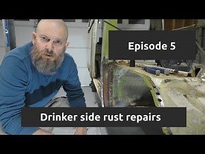 VW Bay Window Bus Restoration #5 - Passenger side fender replacement