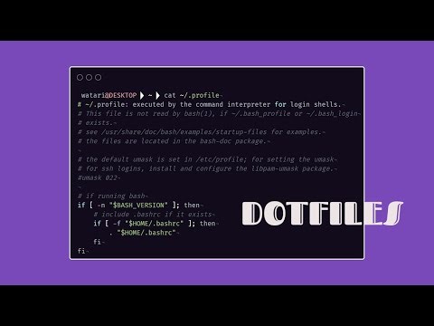 DotFiles for Linux and BASH || Explanation and best practices and